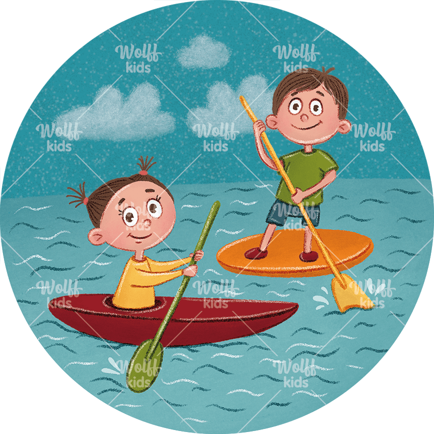 Einzelner Magnet: Wassersport, Kanu/ SUP
